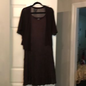 Dress and sheer matching sweater